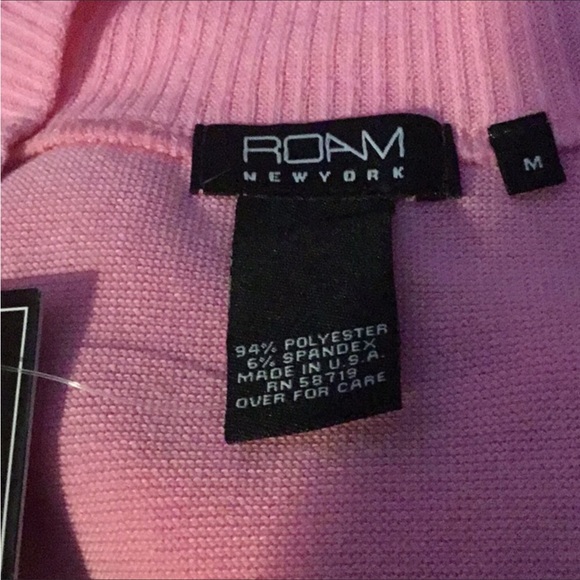 Vtg HSN Roam New York Pink Floral Top Size M  Vintage  New - Picture 9 of 9